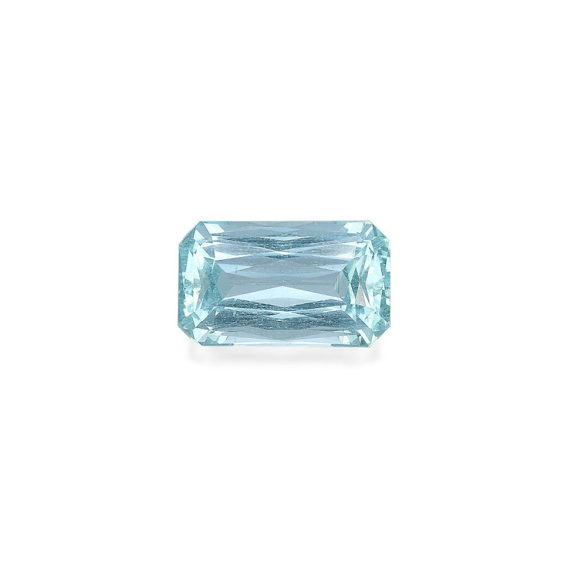 Aigue-Marine taille RECTANGULARE Teal Blue 9.28 carats
