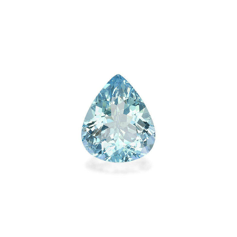 Pear-cut Aquamarine Baby Blue 8.02 carats