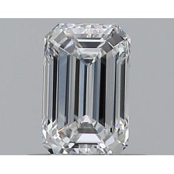 الماس على شكل الزمرد بوزن 0.4 قيراط