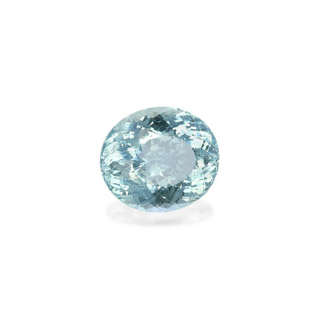 Aguamarina taille OVALE Seafoam Green 15.22 carats