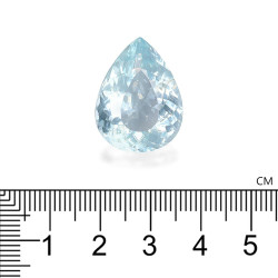 Aquamarijn Peer geslepen 22.16 karaat
