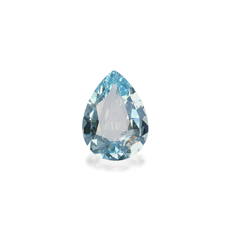 Aquamarin lengte Birne Himmelblau 6.76 karaten