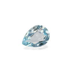 Hemelblauwe peervormige Aquamarijn van 10,87 karaat