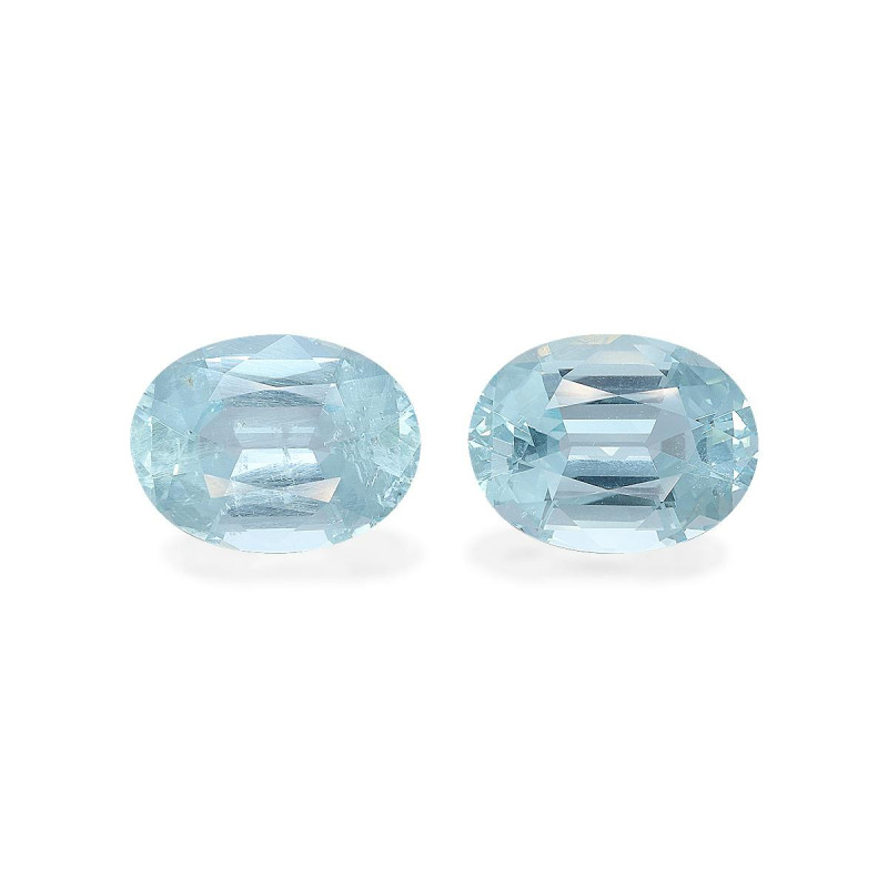 OVAL-cut Aquamarine Baby Blue 17.80 carats