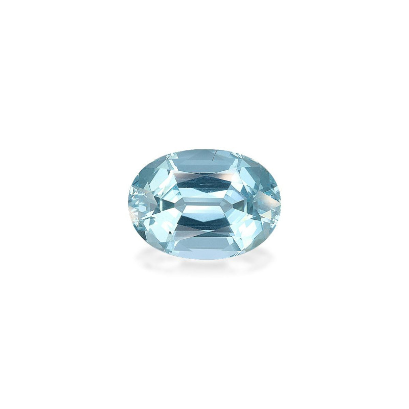 Aigue-Marine taille OVALE Baby Blue 14.35 carats