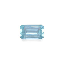 矩形切割宝宝蓝色海蓝宝石，12.86克拉