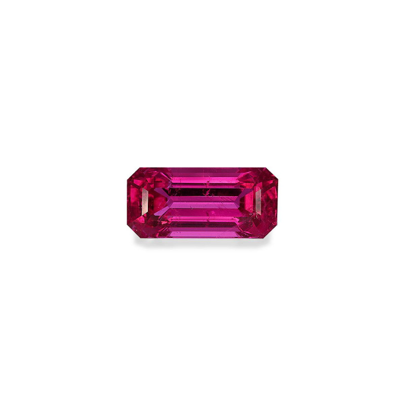 RECTANGULAR-cut Rubellite Tourmaline Fuscia Pink 6.37 carats