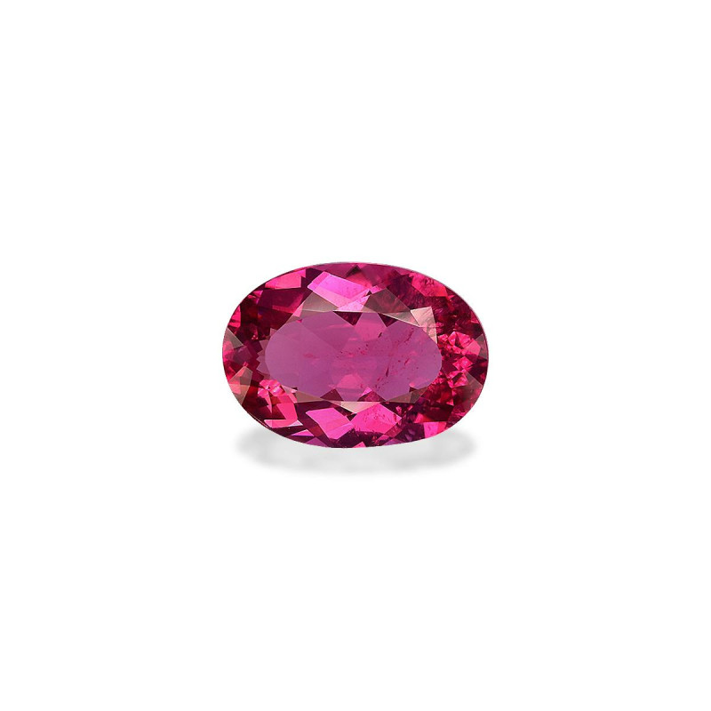 Rubellite taille OVALE VERT 3.54 carats