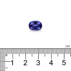 Ovale geslepen Tanzanite Violet Blauw 3,22 karaat