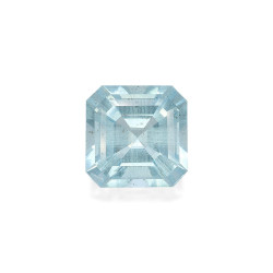 Aigue-Marine taille CARR&Eacute; Baby Blue 13.69 carats