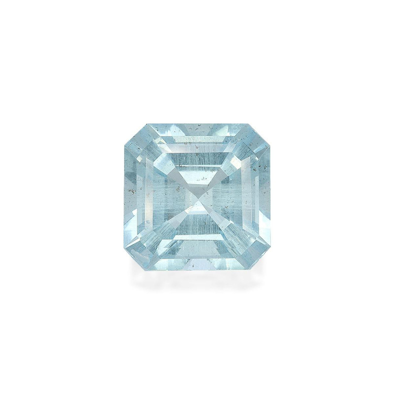 Aigue-Marine taille CARRÉ Baby Blue 13.69 carats