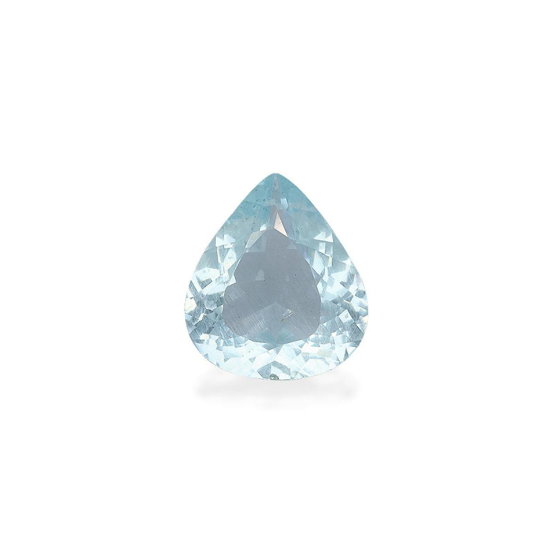 Aquamarin lengte Birne Baby blau 5.14 karaten