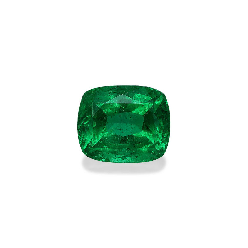 CUSHION-cut Zambian Emerald Green 1.54 carats