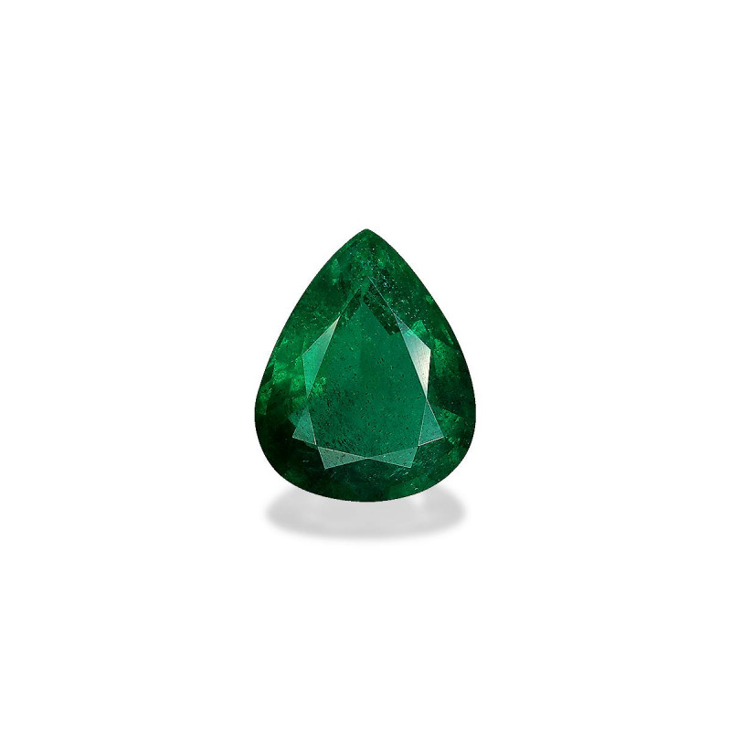 Emeraude de Zambie taille Poire 绿色 3.62 carats