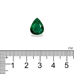 Colombiaanse Smaragd Peer Geslepen Groen 3,62 karaat