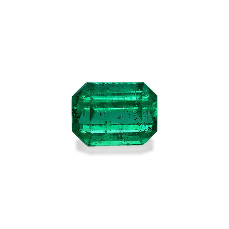 RECTANGULAR-cut Zambian Emerald Green 2.04 carats