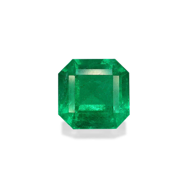 SQUARE-cut Zambian Emerald Green 2.45 carats