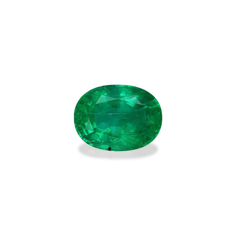Emeraude de Zambie taille OVALE 绿色 9.15 carats