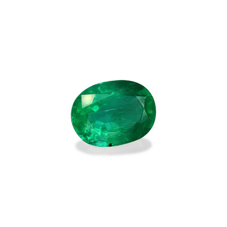 OVAL-cut Zambian Emerald Green 9.15 carats