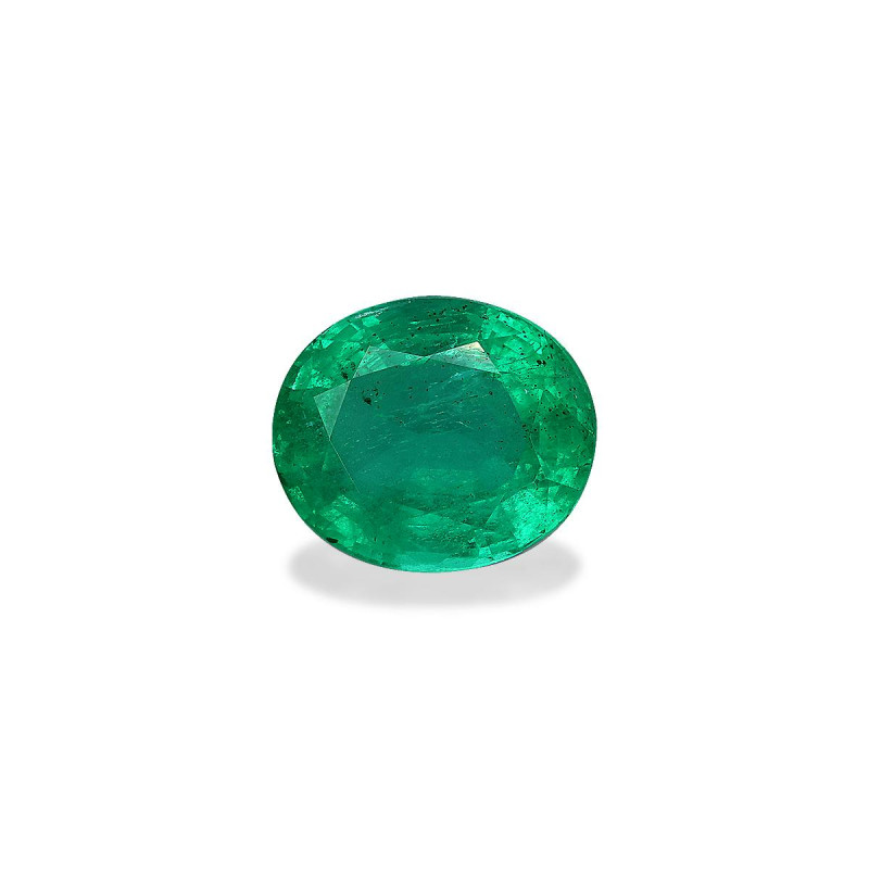 Emeraude de Zambie taille OVALE 绿色 7.14 carats