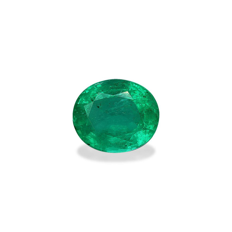 OVAL-cut Zambian Emerald Green 7.14 carats
