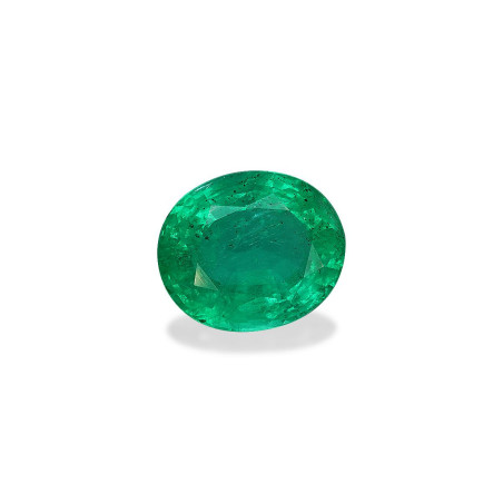 OVAL-cut Zambian Emerald Green 7.14 carats