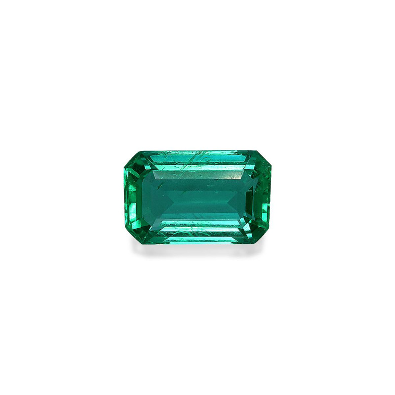 Emeraude de Zambie taille RECTANGULARE Vert 1.43 carats