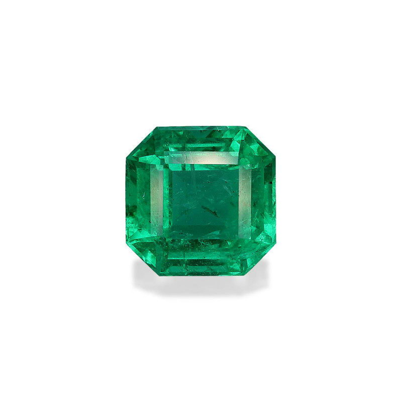 Emeraude de Zambie taille CARRÉ 绿色 2.97 carats