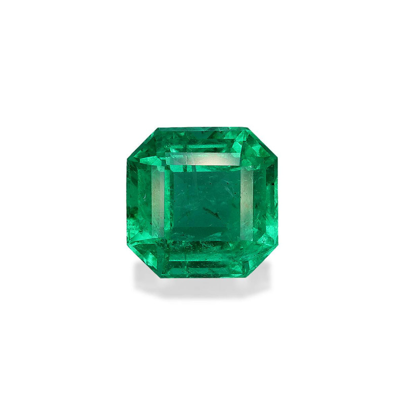 SQUARE-cut Zambian Emerald Green 2.97 carats