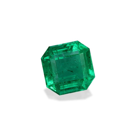 SQUARE-cut Zambian Emerald Green 2.97 carats