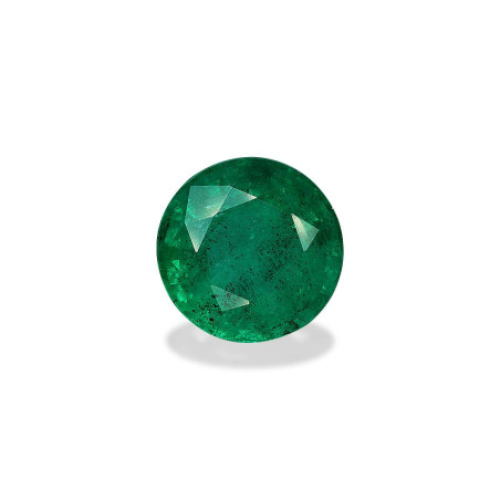 ROUND-cut Zambian Emerald Green 11.96 carats