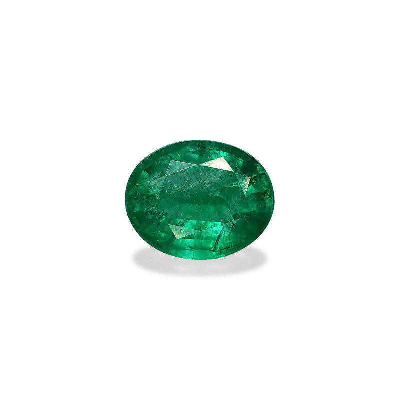 Emeraude de Zambie taille OVALE 绿色 7.64 carats