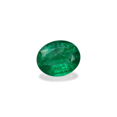 OVAL-cut Zambian Emerald Green 7.64 carats