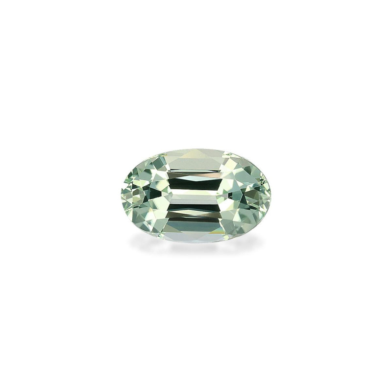 Grüner Turmalin lengte OVAL  4.56 karaten