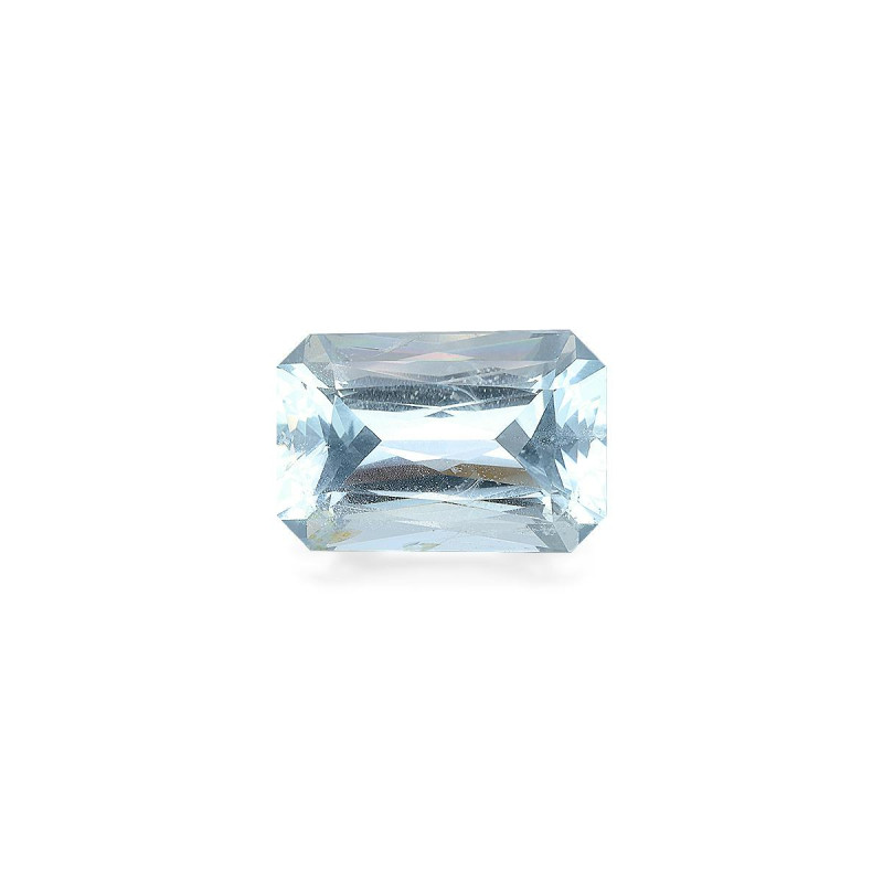 RECTANGULAR-cut Aquamarine Baby Blue 7.34 carats