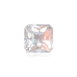 rainbow moonstone taille CARR&Eacute; Blanc 3.17 carats