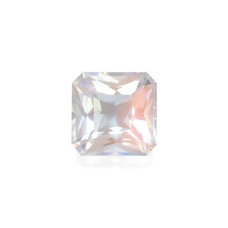rainbow moonstone taille CARR&Eacute; Blanc 3.17 carats