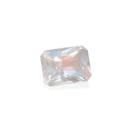 rainbow moonstone taille RECTANGULARE VERT 4.07 carats