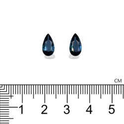 Metallic Grijs Spinelle Peer Geslepen 2.35 karaat