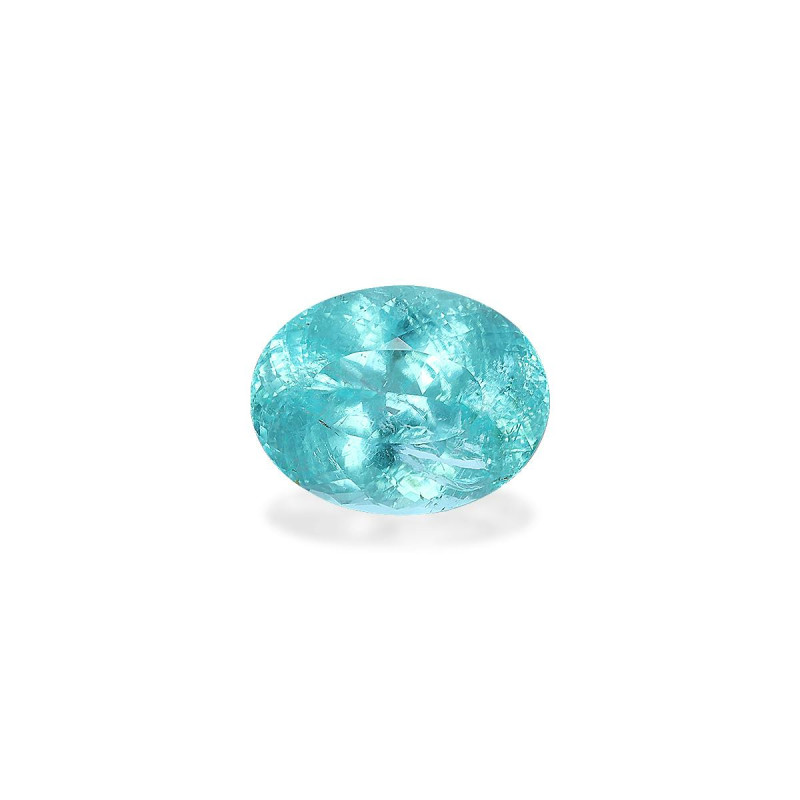OVAL-cut Paraiba Tourmaline Mint Blue 2.86 carats