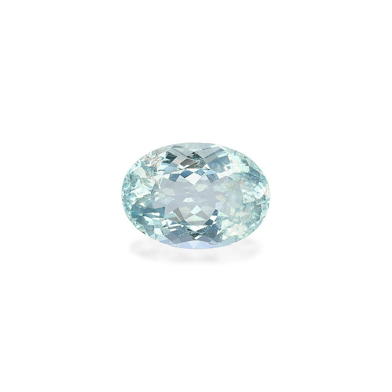 OVAL-cut Aquamarine Baby Blue 7.22 carats