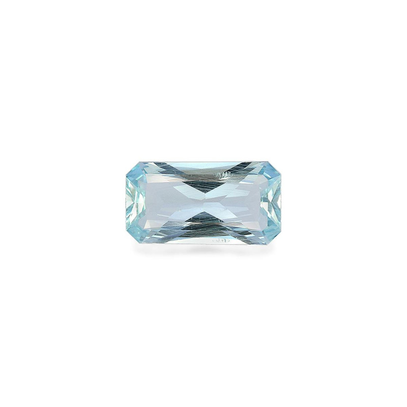 RECTANGULAR-cut Aquamarine Baby Blue 5.81 carats