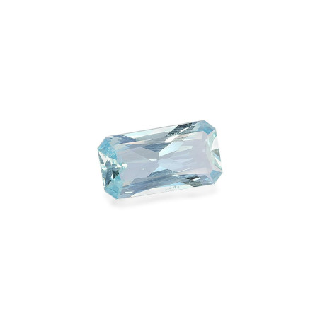 Aquamarin lengte RECHTECKIG Baby blau 5.81 karaten