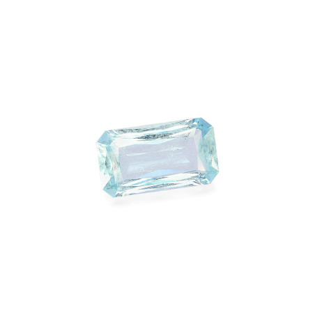 RECTANGULAR-cut Aquamarine Baby Blue 6.04 carats