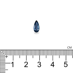 Blauwe Spinel Peer Geslepen Blauw 0.90 karaat