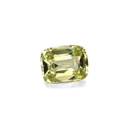 CUSHION-cut Grossular Garnet Lemon Yellow 6.82 carats