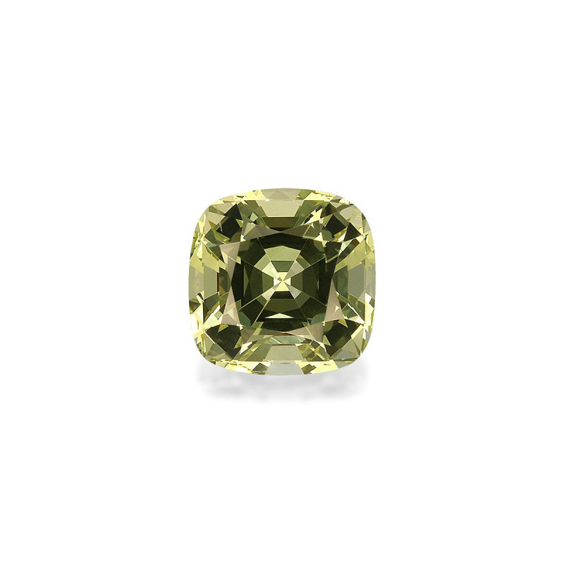 CUSHION-cut Grossular Garnet Lemon Yellow 2.73 carats