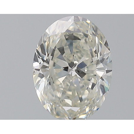 الماس على شكل بيضاوي بوزن 1.2 قيراط