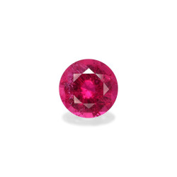 Rubelliet RONDE snit Fuscia Roze 2.17 karaat