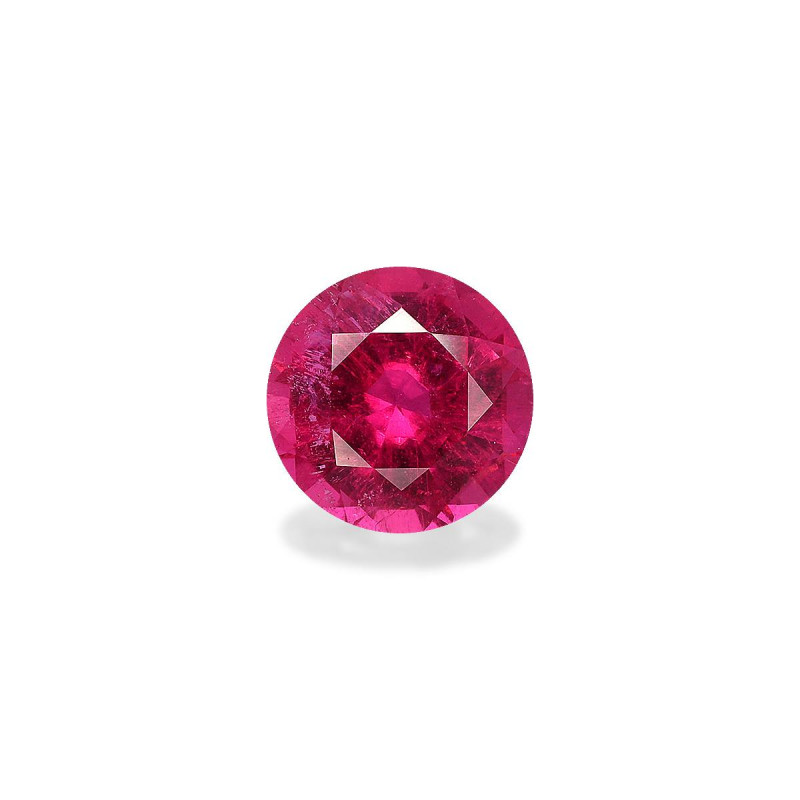 ROUND-cut Rubellite Tourmaline Fuscia Pink 2.17 carats
